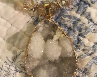 White Agate Necklace