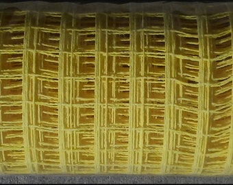 Yellow Windowpane Mesh