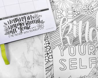 Self Care Coloring Books