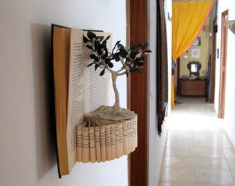 Book Paper Art Sculpture - Tree of Life