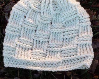 Basketweave Crochet Hat