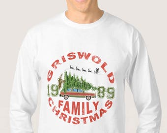 PRINTABLE Christmas Vacation inspired T-shirt Logo Transfer - INSTANT DOWNLOAD - Digital File - Griswold Family, Sweater, T-shirt, Gifts