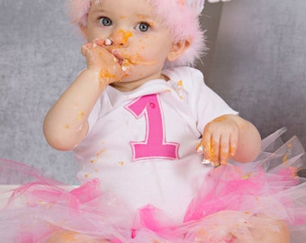 Baby Girls Birthday, 1st Birthday, Cake Smash Outfit, Pink Birthday, Birthday Tutu, Birthday Outfit, By Sweetpeas Bows & More