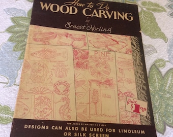 GHow to Do Wood Carving. 1970,s Edition