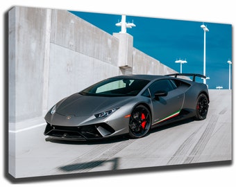 LAMBORGHINI HURACAN performante Canvas/Poster Wall Art Pin Up HD Gallery Wrap Room Decor Home Decor Wall Decor