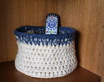 Crocheted Yarn Basket