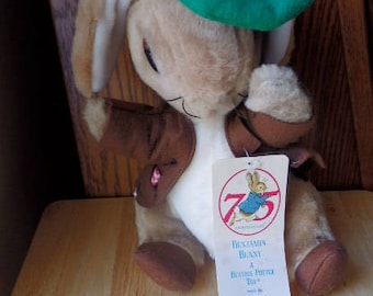 Vintage Beatrix Potter Eden Plush Benjamin Bunny Plush Beatrix Potter Plush