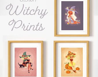 8.5x11 Witchy Print- Choose Print Choice