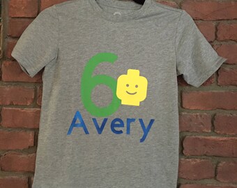 Lego birthday shirt
