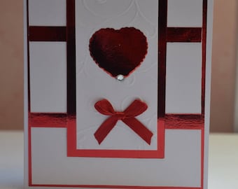 Red Valentine's Day card