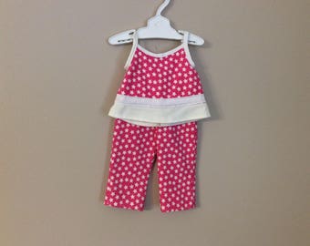 Doll Pajamas. 18 inch Doll Pajamas Doll Sleepwear Doll nightwear