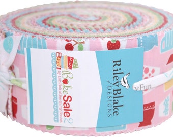 Bake Sale 2 by Lori Holt Rolie Polie - 2.5-inch Strips - Riley Blake RP-6980-40