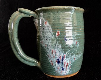 Large Pottery Mug, Coffee Mug, Stein