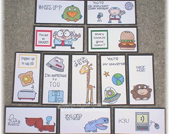 Lunch Box Love Notes 16b, Lunch Box Notes, Lunch Notes for Kids