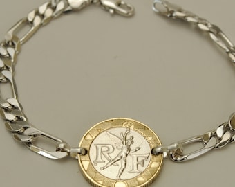 France Coin Bracelet 1990 Spirit of Freedom