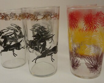 vintage swanky swigs set of 5