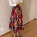 African clothes, African dress, Floral skirt, Ankara skirt, African print skirt, African clothes, African fashion, floral skirt, midi skirt