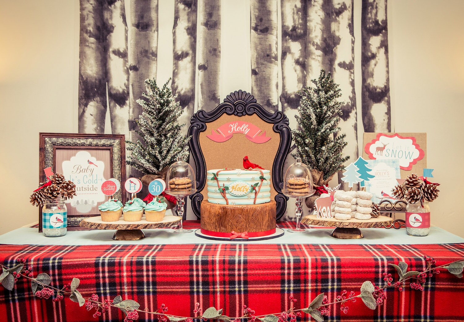 DIGITAL FILES Winter Woodland Party Decorations DIGITAL FILES Winter Woodland Party Decorations