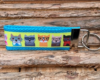 Cat Keychain Gift for Cat Lover Gift for Cat Mom Cat Key chain Gift for Crazy Cat Lady Cat Rescue Kitten keychain Cats keychain I love cats
