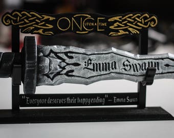 Dark One Dagger | Customizable Name | Personalised | Rumpelstiltskin | Emma Swan | Once Upon a Time