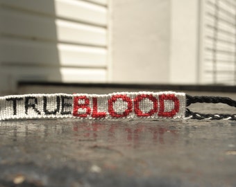 True Blood Friendship Bracelet --- S A L E