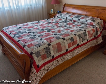 Queen Bed Quilt - Sewing with Mama