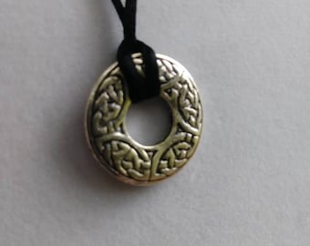 Celtic Knotwork Satin Cord Necklace
