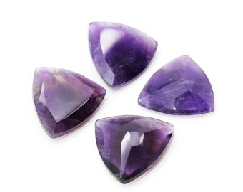 Purple Amethyst Trillion gemstone,triangle stone,triangle gemstone,trillion loose stone,gemstones,jewelry making supplies - 1 stone
