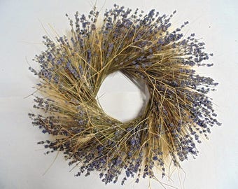 Wheat and Lavender Wreath | Lavender Wreath | Wheat Wreath |