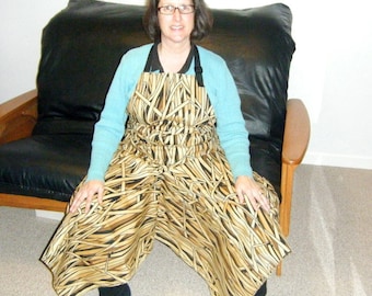 Pottery Apron Split Leg Panel Dark Prairie Grass Camouflage