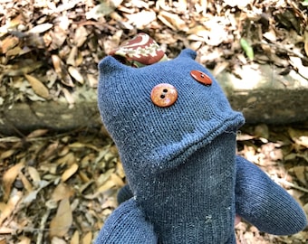 Oodelally Oppenheimer sock monster -Ready to ship!