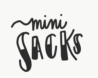 MINI SACK: Pencil Pouch