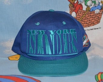 Vintage 1990's New York Islanders Hat!!! Retro Logo 7 Snapback!!!
