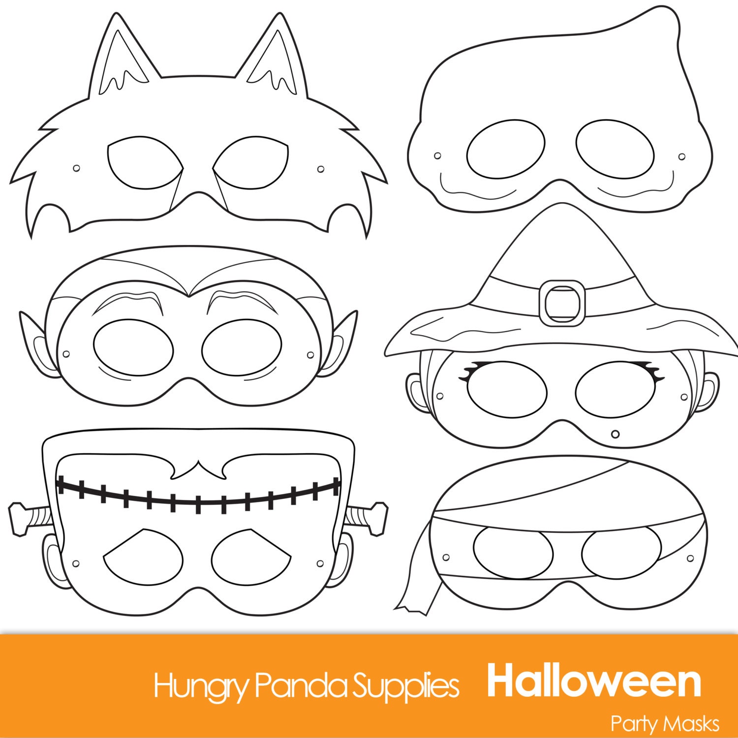 Halloween Masks printable halloween costume halloween