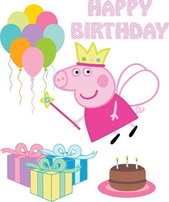 Download Peppa Pig high-quality Birthday Pack diy create invitations