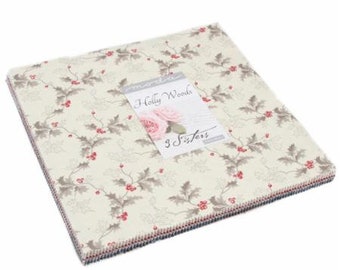 Holly Woods Layer Cake by 3 Sisters for Moda Fabrics. 44170LC