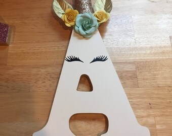 Unicorn painted Letters