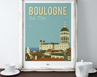 Poster "On the side of Boulogne"