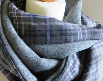 Alga gu brath. Scottish accessory. His or her's tartan scarf. Scotland Forever tartan scarf. Pure wool tartan accessory.