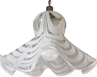 Midcentury Murano Glass Pendant Light