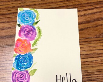 Hello 4 by 6 card