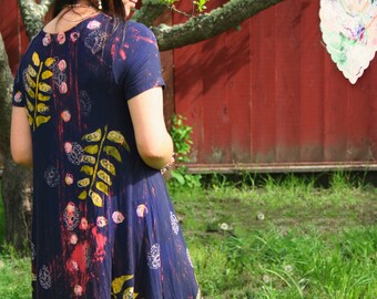 Garden Themed Art to Wear Dress