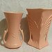 McCoy vases, set of two vintage McCoy vases, mid-century pottery