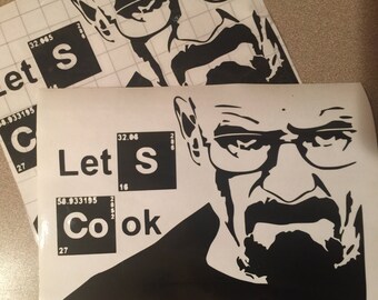 Breaking bad Instant pot decal, pressure cooker decal, crockpot decal, Let's Cook Breaking Bad, decals for instant pot