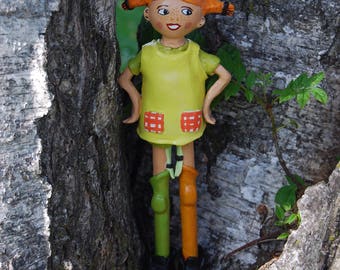 Pippi Longstocking Ton statue