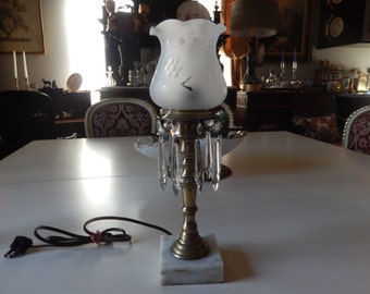 VINTAGE LAMP with PRISMS