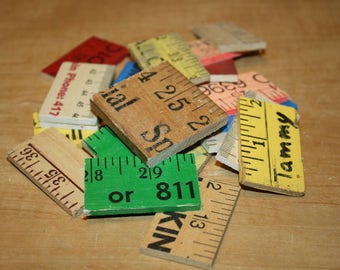 Wooden Yardstick Pieces - set of 20 - item #2420-12
