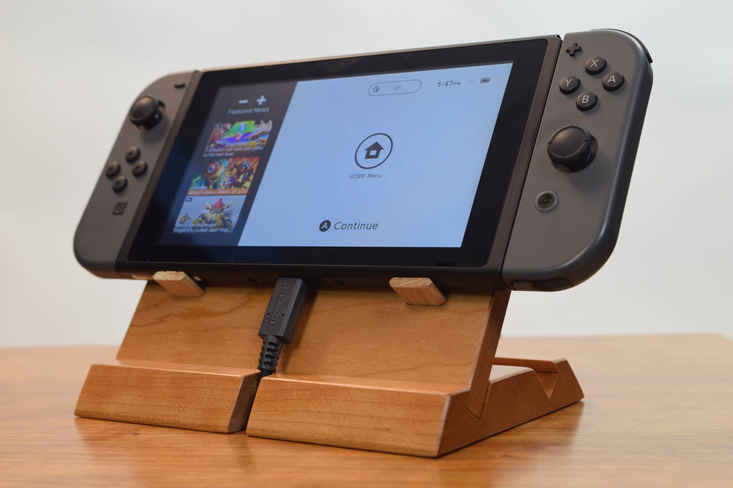 Nintendo Switch Dock Adjustable Angle 45 or 30 degree