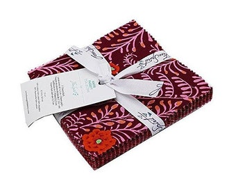 Kaffe Fasett~Lipstick Charm Pack 42 5-inch Squares Free Spirit