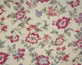 A beautiful floral vintage fabric